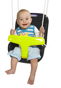 Horby bruk baby schommelzit zwart