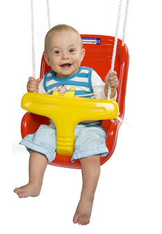 Horby bruk baby schommelzit rood