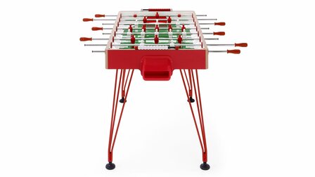 FAS Apollo Voetbaltafel doorlopende stangen indoor rood