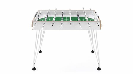 FAS Apollo Voetbaltafel Doorlopende stangen Outdoor wit