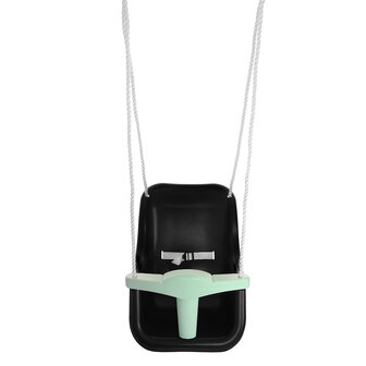 Horby Bruk baby schommelzit zwart/pale green