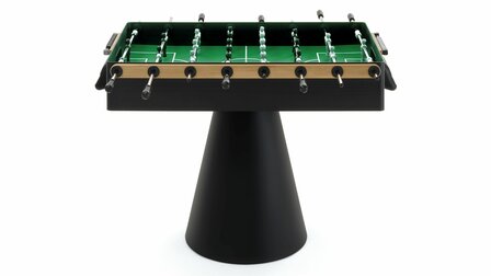 FAS Ciclope Voetbaltafel outdoor doorlopende stangen zwart