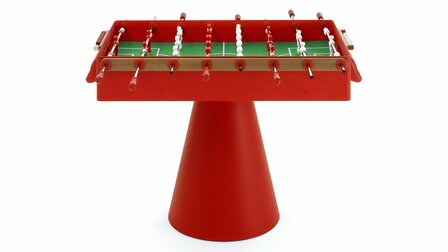 FAS Ciclope Voetbaltafel outdoor doorlopende stangen rood