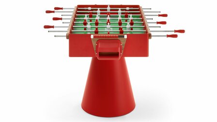 FAS Ciclope Voetbaltafel outdoor doorlopende stangen rood