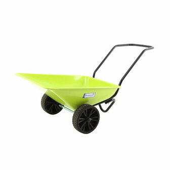 H&ouml;rby Bruk tuin kruiwagen dubbel wiel Lime