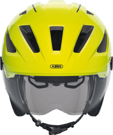 ABUS Pedelec ACE helm SignalYellow, mt MExtra visor en oorkleppen.Voorzien van NTA8776 keurmerkMaat M (52-57cm)