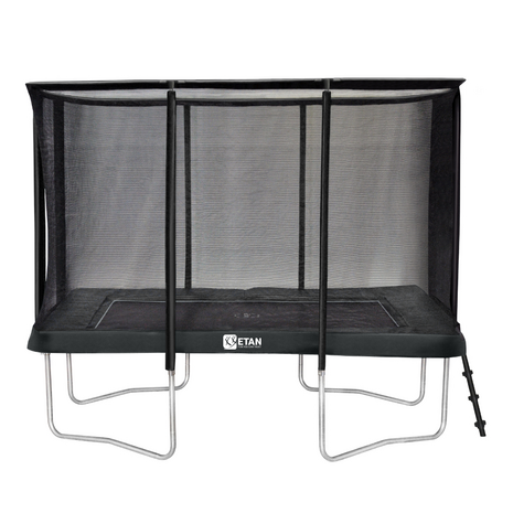 Etan Premium 281 x 201 cm rechthoekige trampoline met net  / 0965 grijs