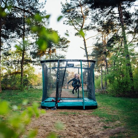 Etan Premium Gold Inground trampoline met net 244 cm / 08ft groen
