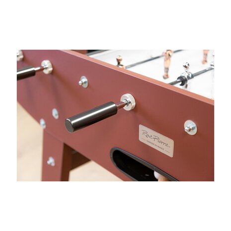 RP Onyx Voetbaltafel bordeau / eiken