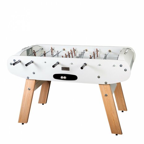 RP Onyx Voetbaltafel wit / eiken