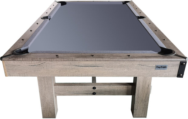 TopTable Dinner Wood Pooltafel met bank 7ft