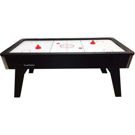 TopTable Foldy-Carbon Airhockeytafel Inklapbaar met 2 extra pucks en pushers.