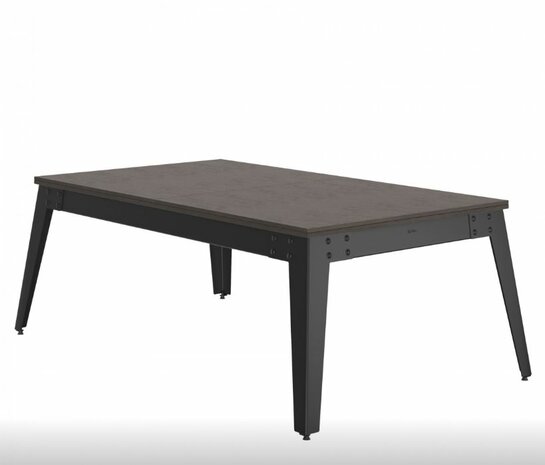 Aktie René Pierre® pooltafel steel antraciet/grijs met leisteen - Speeltafel - Pooltafel - Biljard - Biljart - 2 jaar garantie - 100% Franse fabricage