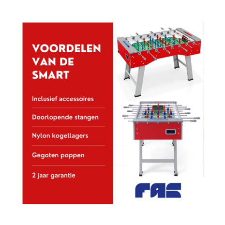 Voetbaltafel FAS Smart (inklapbaar)