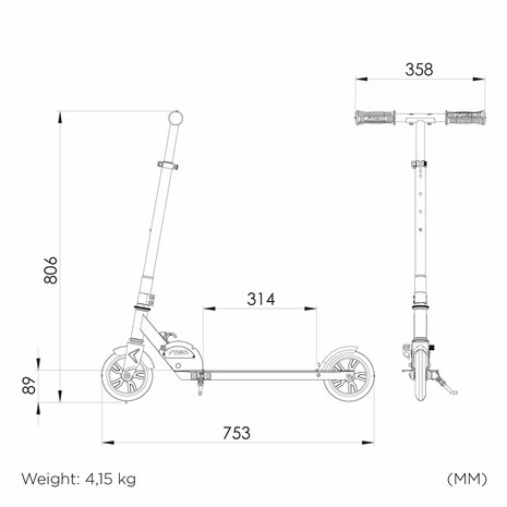 Stiga kickscooter Cruise 145-S