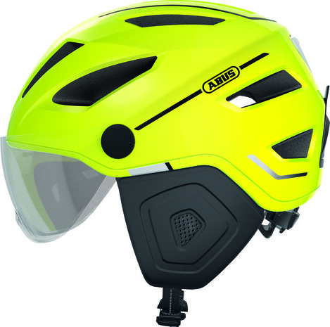 ABUS Pedelec ACE helm SignalYellow, mt MExtra visor en oorkleppen.Voorzien van NTA8776 keurmerkMaat M (52-57cm)