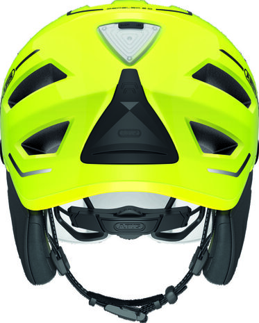 ABUS Pedelec ACE helm SignalYellow, mt MExtra visor en oorkleppen.Voorzien van NTA8776 keurmerkMaat M (52-57cm)