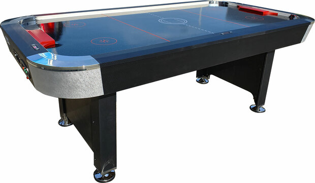 TopTable Hurricane Airhockeytafel Black 7f tmet 2 extra pucks en pushers