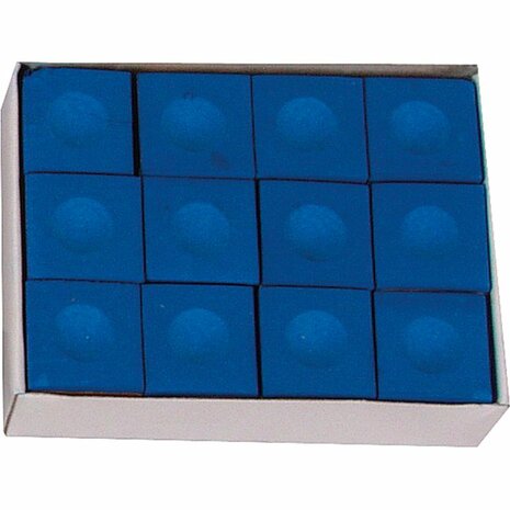 Pioneer  biljart krijt blauw, p/12st