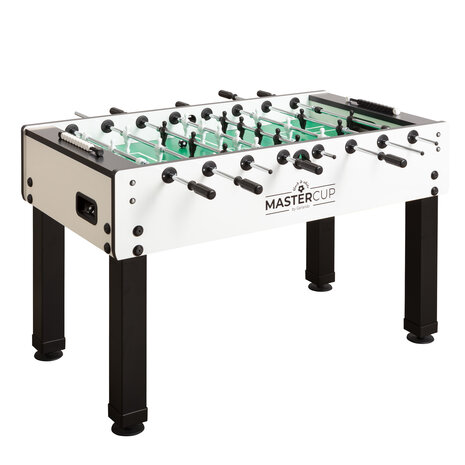 Garlando Voetbaltafel MasterCup Black & White – Strak design, professioneel speelplezier