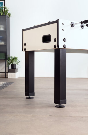 Garlando Voetbaltafel MasterCup Black & White – Strak design, professioneel speelplezier