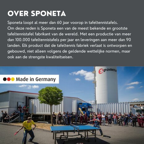 Sponeta S4-70e Tafeltennistafel outdoor grijs