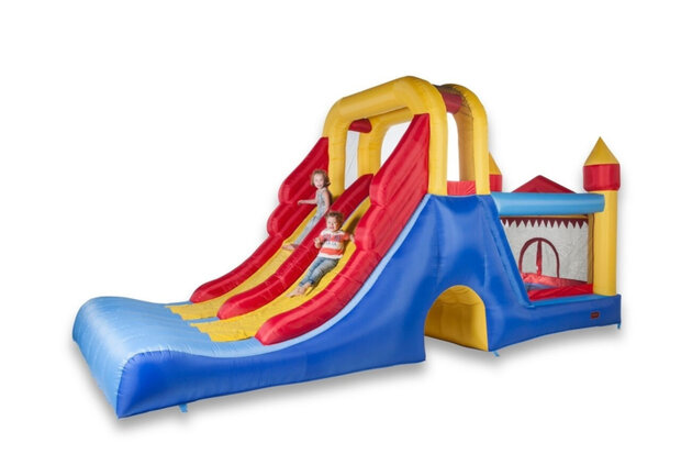 Springkussen Double Mega Slide 4-1