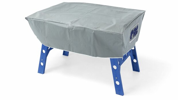 FAS Sky Voetbaltafel Doorlopende stangen outdoor wit/blauw