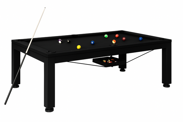 Bilijardai Pronto Vision 8ft in RAL 9004 (zwart), inclusief meerdere opties