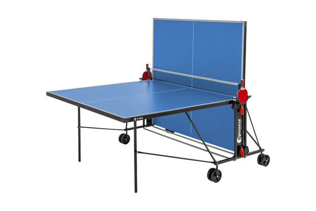 Sponeta S1-43e Tafeltennistafel Outdoor blauw Compact inklapbaar