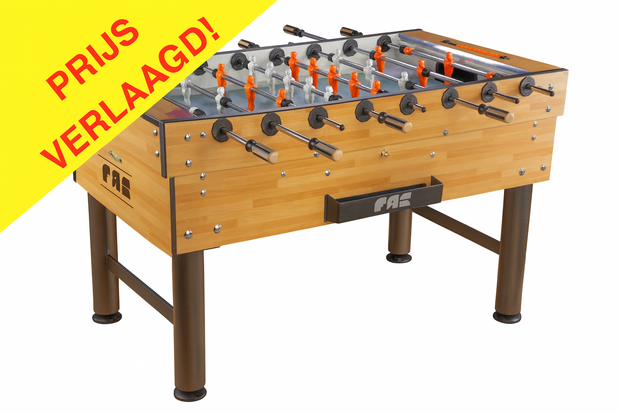 FAS voetbaltafel model Wembley in Beuken finish