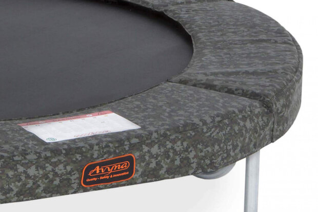 3,65 (12 ft) trampoline Groen