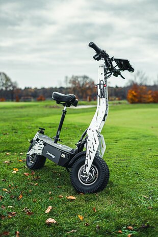 Monobuggy 1000W 2x wielaangedreven golfstep Direct Drive met toelating openbare weg.