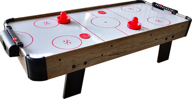 TopTable Topper Ice Wood Airhockeytafel