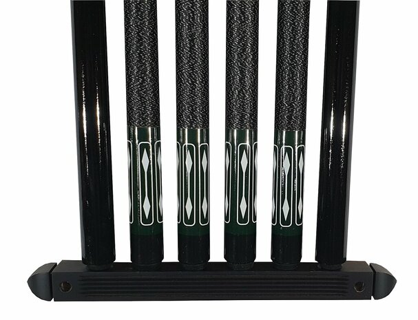 Biljartset - wandbeugel + 4 professionele biljartkeuen + 2 brugkeuen