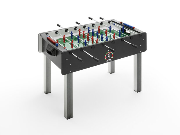 FAS Pendezza Match Voetbaltafel indoor doorlopende stangen zwart