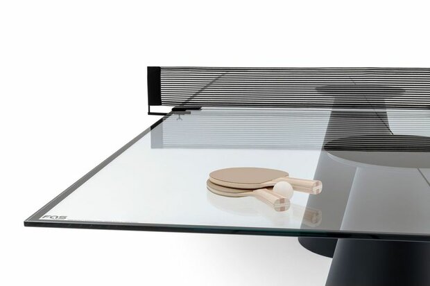 FAS Design-line Tafeltennistafel DADA Glass zwart