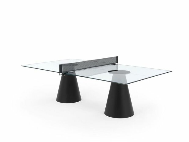 FAS Design-line Tafeltennistafel DADA Glass zwart