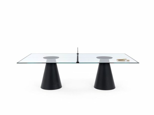 FAS Design-line Tafeltennistafel DADA Glass zwart