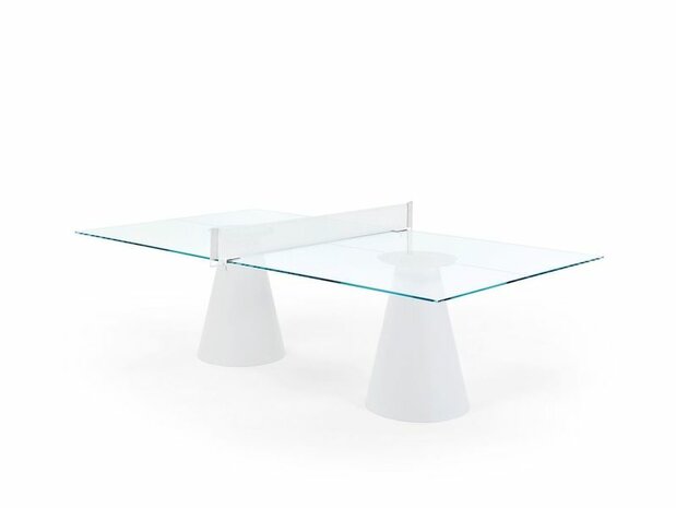 FAS Design-line Tafeltennistafel DADA Glass wit
