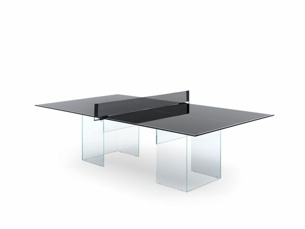 FAs Design-line Tafeltennistafel Crystal zwart