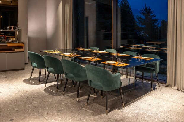 FAs Design-line Tafeltennistafel Crystal zwart