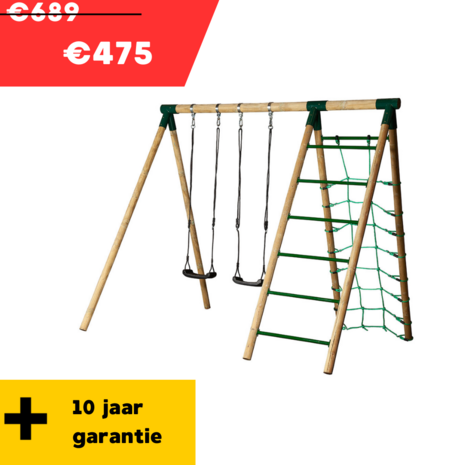 Horby Bruk houten schommel actief 
