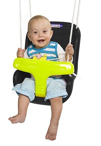 Horby bruk baby schommelzit zwart