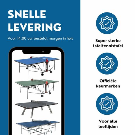 Sponeta S3-47e Tafeltennistafel outdoor blauw