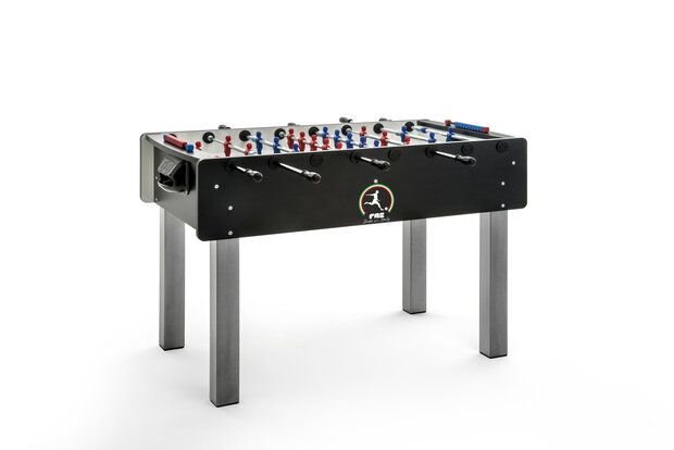 FAS Pendezza Match Voetbaltafel indoor doorlopende stangen zwart