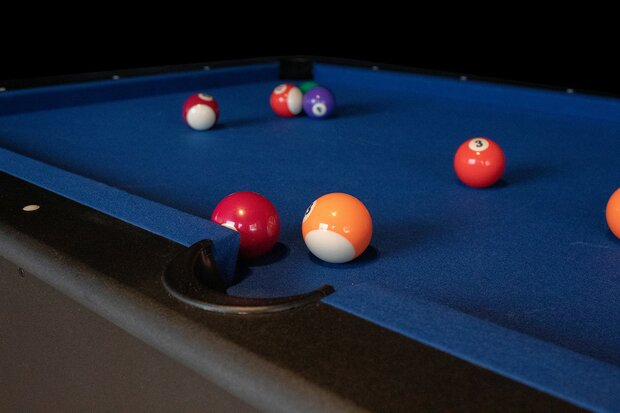Cubsports Pooltafel 8ft Blackpool met vast onderstel Direct speelklaar