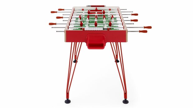 FAS Apollo Voetbaltafel doorlopende stangen indoor rood