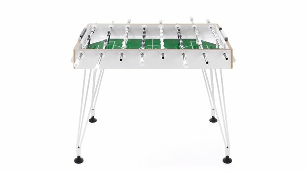 FAS Apollo Voetbaltafel Doorlopende stangen Outdoor wit