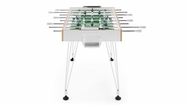 FAS Apollo Voetbaltafel Doorlopende stangen Outdoor wit